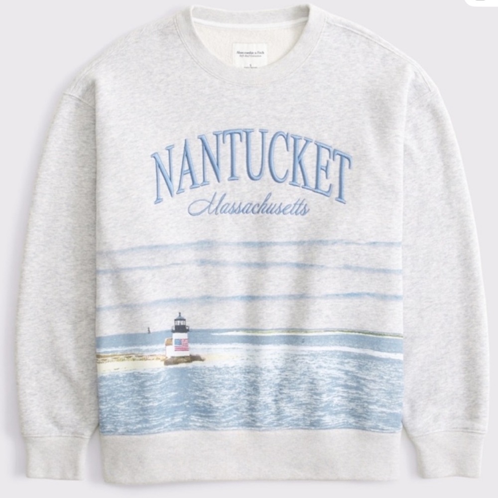 Abercrombie & Fitch East Coast Vintage Nantucket Mass Sweatshirt - Picture 3 of 10